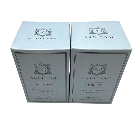 2 Aquiesse Shoreline Luxury Scented Candle 6.5 oz - Picture 3 of 8